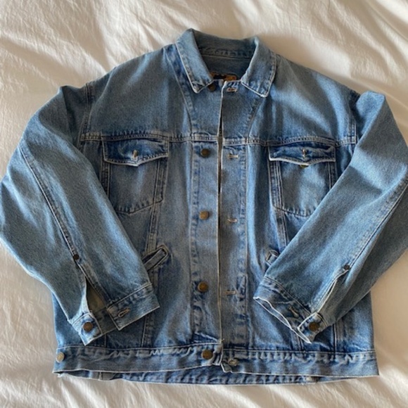 Men's Vintage Calvin Klein (subtle logo) Naturally Distressed Jean Jacket - XL - Picture 8 of 13